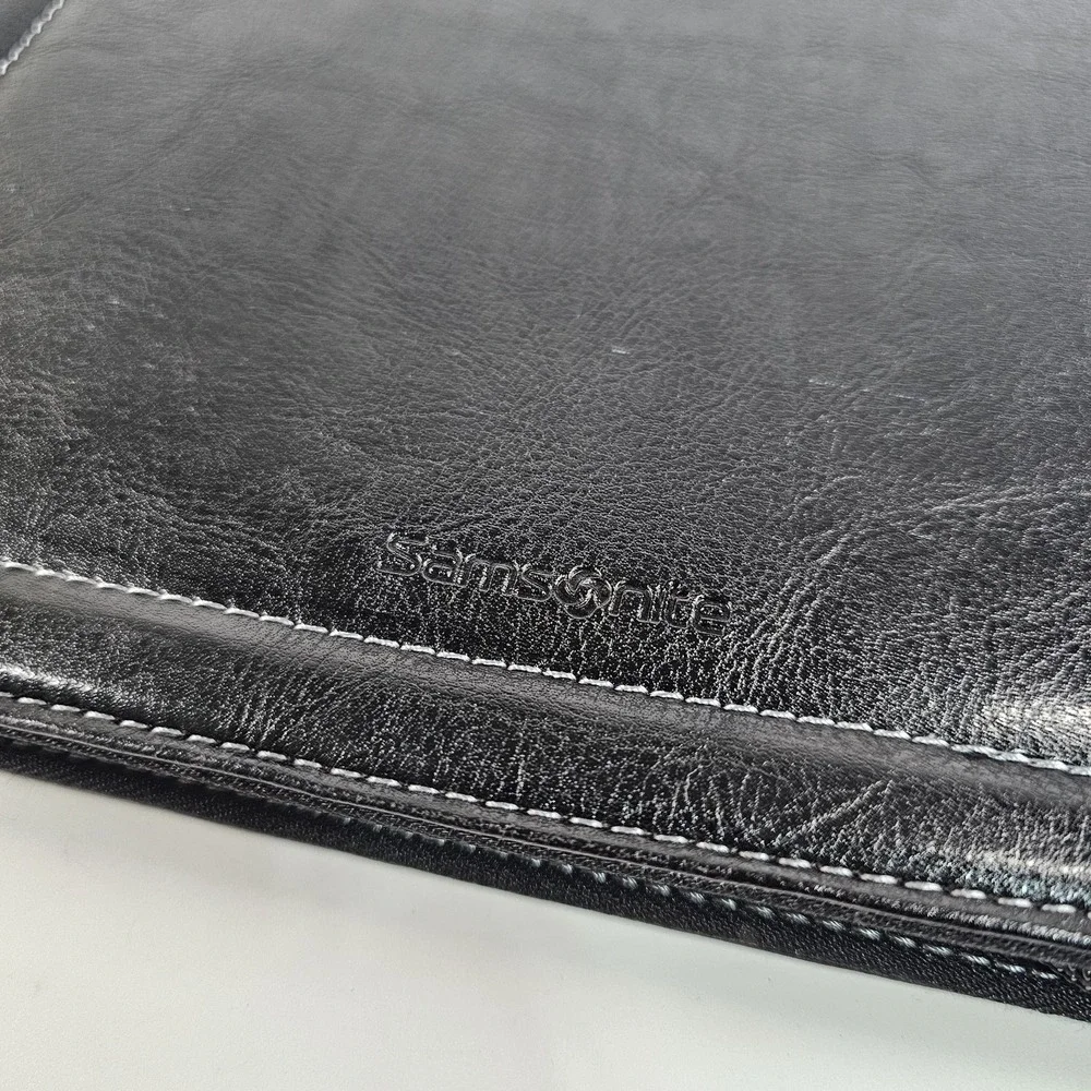 Samsonite Ipad Portfolio Folder Organizer Planner Notepad Pad Folio Zip Around